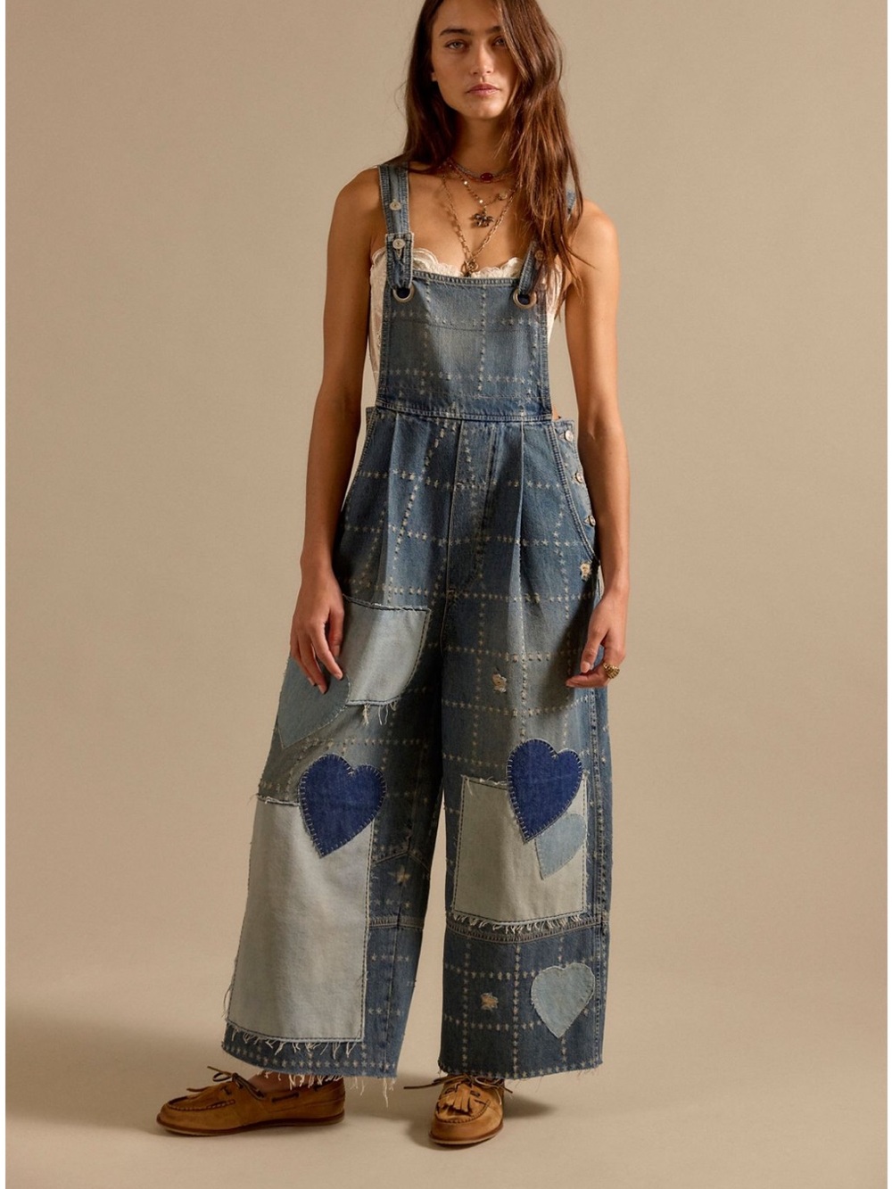 FREE PEOPLE RAMBLER NOVELTY OVERALLS - Picture 1 of 4